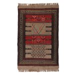 El Dokuma Yün Kilim 105x164 cm | Kahverengi | Elit Tasarım_10370929