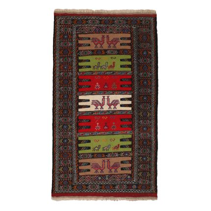 El Dokuma Yün Kilim 104x198 cm | Dekoratif Kilim_12704940