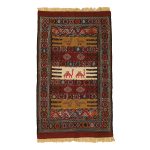 El Dokuma Yün Kilim 100x166 cm | Modern Dokunuş_12717987