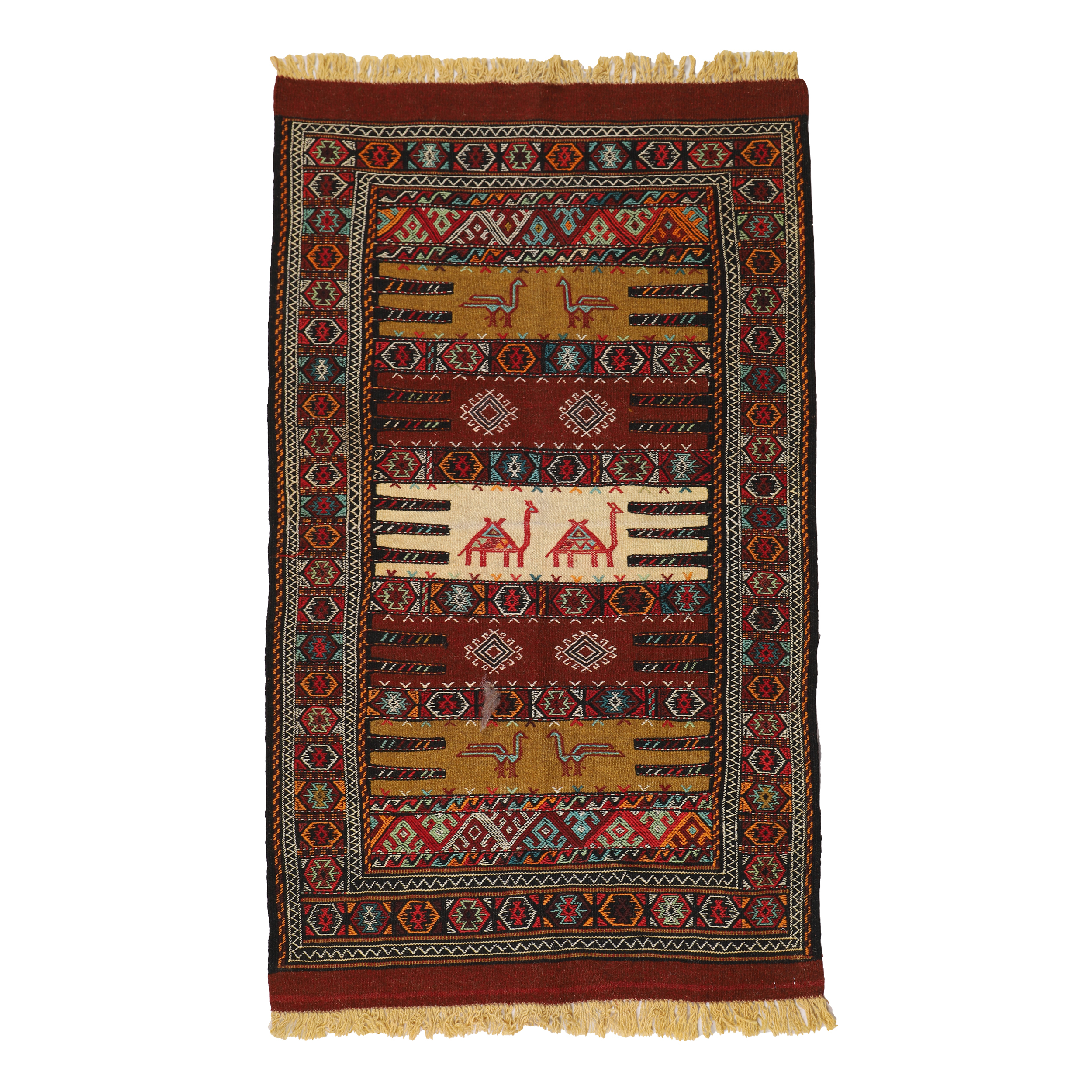 El Dokuma Yün Kilim 100x166 cm | Modern Dokunuş El Dokuma Yün Kilim 100x166 cm | Modern Dokunuş_12717987
