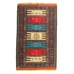 El Dokuma Yün Kilim 104x176 cm | Rengarenk | Zarif Stil_13325202