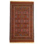 El Dokuma Yün Kilim 100x190 cm | Modern Dokunuş_14248455