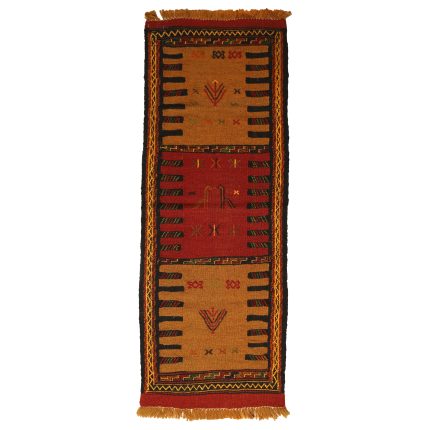El Dokuma Yün Kilim 64x171 cm | Sanatsal Tasarım_14868757