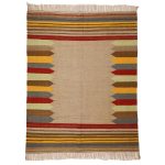 El Dokuma Yün Kilim 145x206 cm | Krem | Premium_17727595