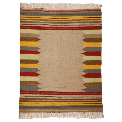 El Dokuma Yün Kilim 145x206 cm | Krem | Premium_17727595