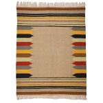 El Dokuma Yün Kilim 146x206 cm | Krem | Premium_17727992