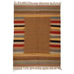 El Dokuma Yün Kilim 143x206 cm | Kahverengi | Premium_17786813
