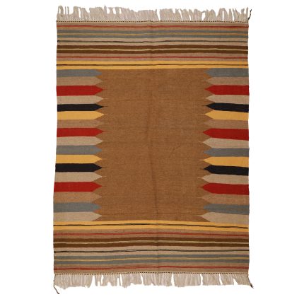 El Dokuma Yün Kilim 143x206 cm | Kahverengi | Premium_17786813