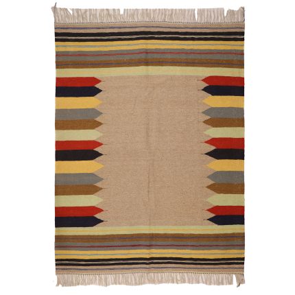 El Dokuma Yün Kilim 146x208 cm | Krem | Premium_17787823