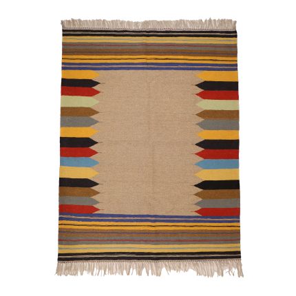 El Dokuma Yün Kilim 148x208 cm | Krem | Otantik Dokuma_17798603