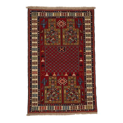 El Dokuma Yün Kilim 100x155 cm | Rengarenk | Dekoratif Kilim_17818899