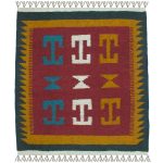 El Dokuma Yün Kilim 94x77 cm | Rengarenk | Elit Tasarım_18046411
