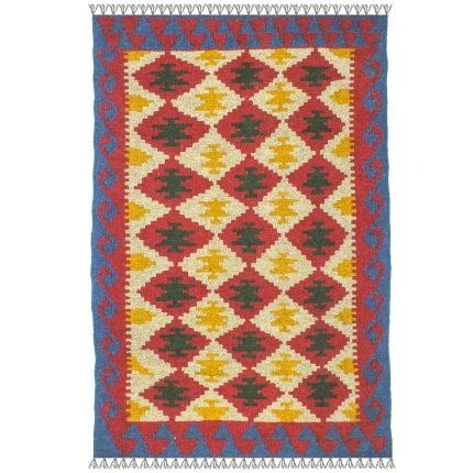 El Dokuma Yün Kilim 160x103 cm | Rengarenk | Zarif Stil_18089009