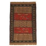 El Dokuma Yün Kilim 111x180 cm | Kahverengi | Elit Tasarım_18572876