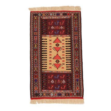 El Dokuma Yün Kilim 100x195 cm | Krem | Modern Dokunuş_18966915