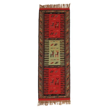 El Dokuma Yün Kilim 62x191 cm | Rengarenk | Dekoratif Kilim_19004010