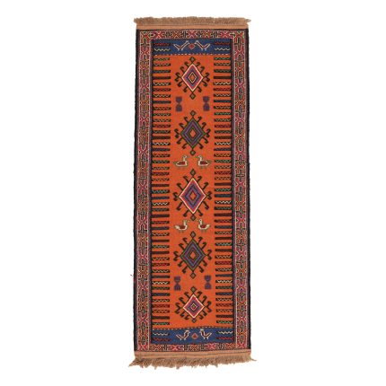 El Dokuma Yün Kilim 68x192 cm | Rengarenk | Sanatsal Tasarım_19004190
