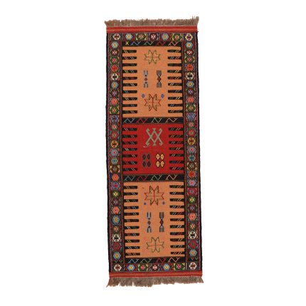 El Dokuma Yün Kilim 70x198 cm | Rengarenk | Zarif Stil_19004212