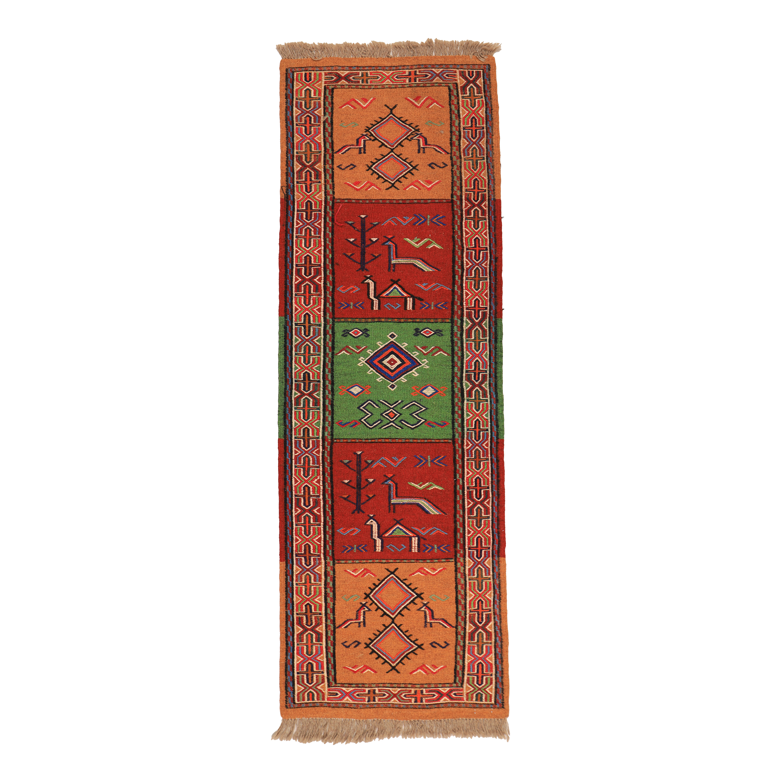 El Dokuma Yün Kilim 59x191 cm | Rengarenk | Dekoratif Kilim El Dokuma Yün Kilim 59x191 cm | Rengarenk | Dekoratif Kilim_19004236