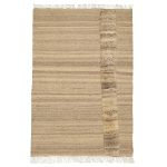 El Dokuma Yün Kilim 100x150 cm | Krem | Sanatsal Tasarım_19938834