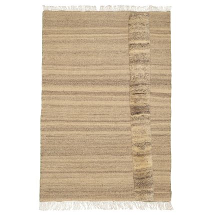 El Dokuma Yün Kilim 100x150 cm | Krem | Sanatsal Tasarım_19938834