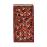 El Dokuma Yün Kilim 52x99 cm | Kırmızı | Kaliteli Seçim_19973124