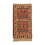 El Dokuma Yün Kilim 53x100 cm | Kırmızı | Otantik Dokuma_19973174