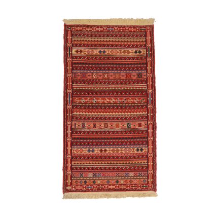 El Dokuma Yün Kilim 52x95 cm | Kırmızı | Kaliteli Seçim_19973637
