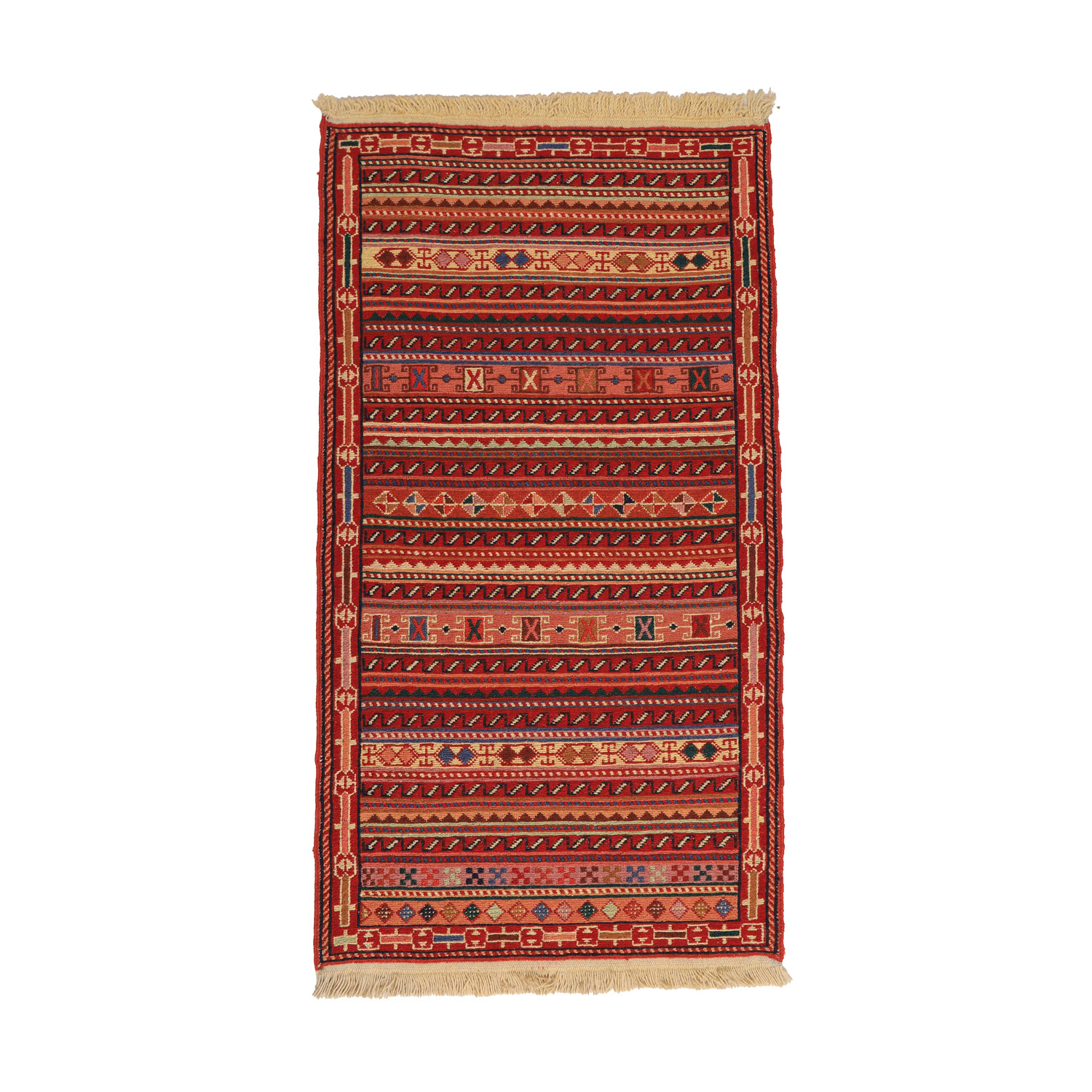 El Dokuma Yün Kilim 52x95 cm | Kırmızı | Kaliteli Seçim El Dokuma Yün Kilim 52x95 cm | Kırmızı | Kaliteli Seçim_19973637