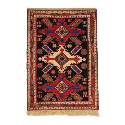 El Dokuma Yün Kilim 108x154 cm | Kırmızı | Elit Tasarım_19973714