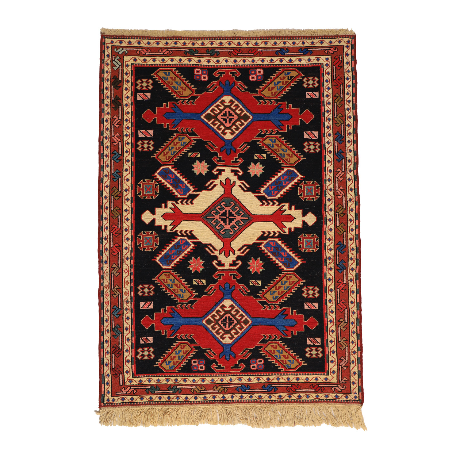 El Dokuma Yün Kilim 108x154 cm | Kırmızı | Elit Tasarım El Dokuma Yün Kilim 108x154 cm | Kırmızı | Elit Tasarım_19973714