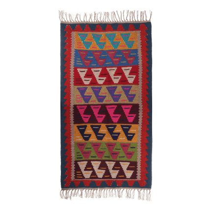 El Dokuma Yün & Pamuk kilim 180x100 cm | Rengarenk | Zarif Stil_20027694