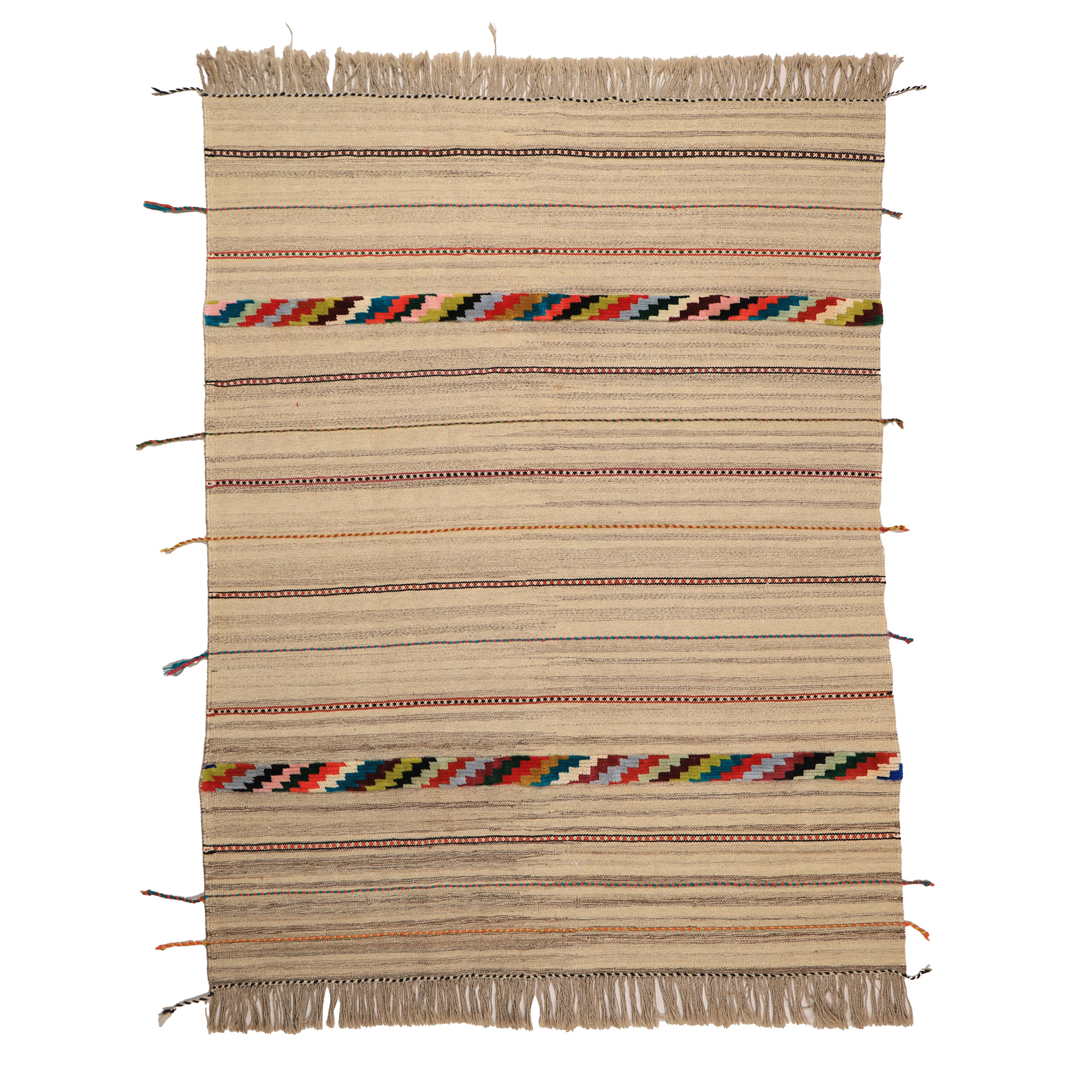 El Dokuma Yün Kilim 146x204 cm | Krem | Premium El Dokuma Yün Kilim 146x204 cm | Krem | Premium_20484949