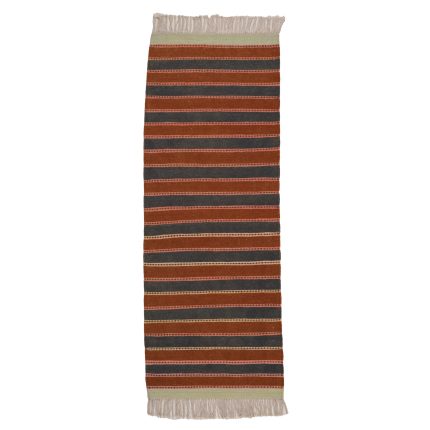 El Dokuma Yün Kilim 70x206 cm | Kahverengi | Modern Dokunuş_20853873