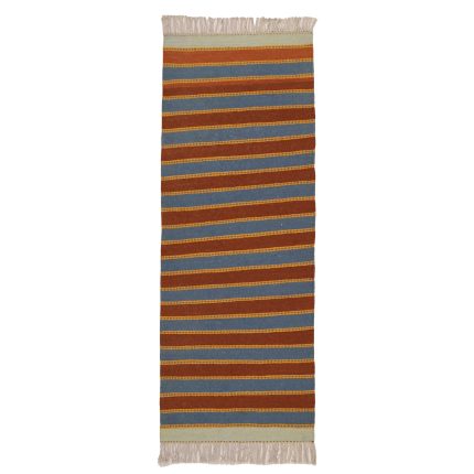 El Dokuma Yün Kilim 70x201 cm | Kahverengi | Zarif Stil_20853911