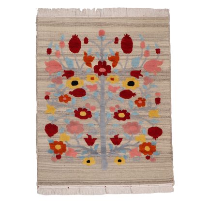 El Dokuma Yün Kilim 144x199 cm | Krem | Dekoratif Kilim_21024514