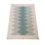 El Dokuma Yün Kilim 150x100 cm | Krem | Sanatsal Tasarım_21064943