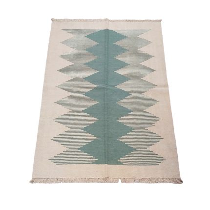 El Dokuma Yün Kilim 150x100 cm | Krem | Sanatsal Tasarım_21064943