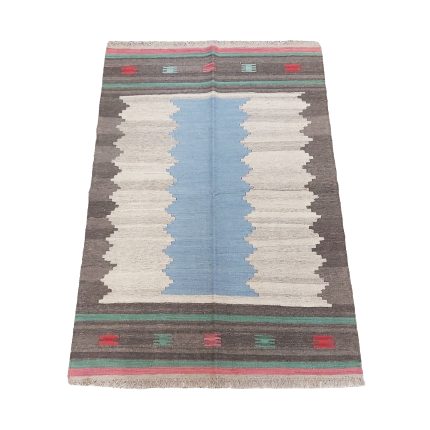 El Dokuma Yün Kilim 200x120 cm | Rengarenk | Sanatsal Tasarım_21124205
