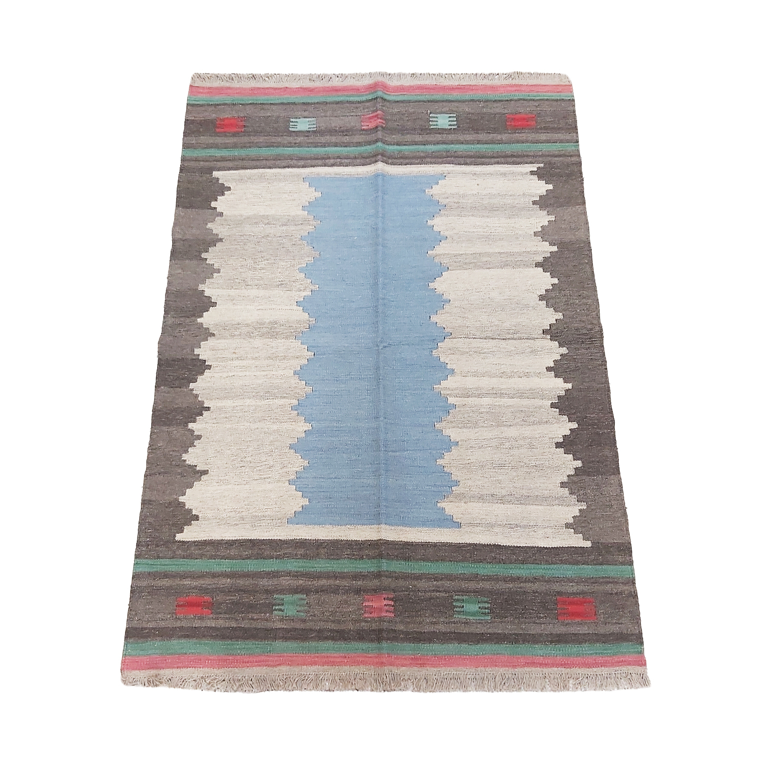 El Dokuma Yün Kilim 200x120 cm | Rengarenk | Sanatsal Tasarım El Dokuma Yün Kilim 200x120 cm | Rengarenk | Sanatsal Tasarım_21124205