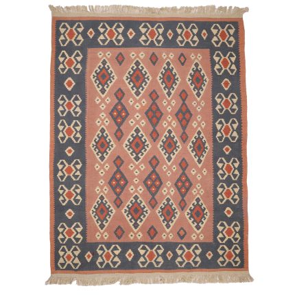 El Dokuma Yün Kilim 148x204 cm | Kırmızı | Sanatsal Tasarım_21261875