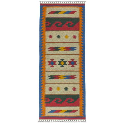 El Dokuma Yün Kilim 195x73 cm | Rengarenk | Elit Tasarım_21283979