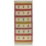 El Dokuma Yün Kilim 193x87 cm | Rengarenk | Zarif Stil_21284000