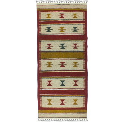 El Dokuma Yün Kilim 193x80 cm | Rengarenk | Modern Dokunuş_21284078