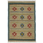 El Dokuma Yün Kilim 150x98 cm | Rengarenk | Zarif Stil_21284241