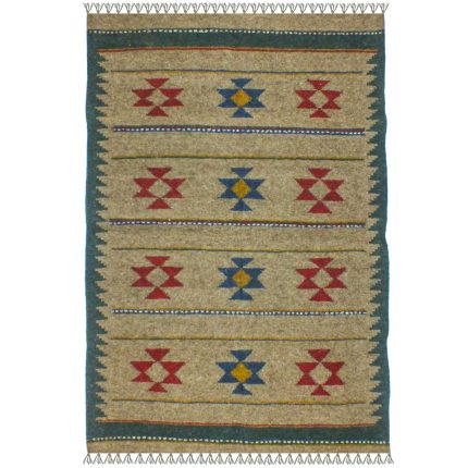 El Dokuma Yün Kilim 150x98 cm | Rengarenk | Zarif Stil_21284241