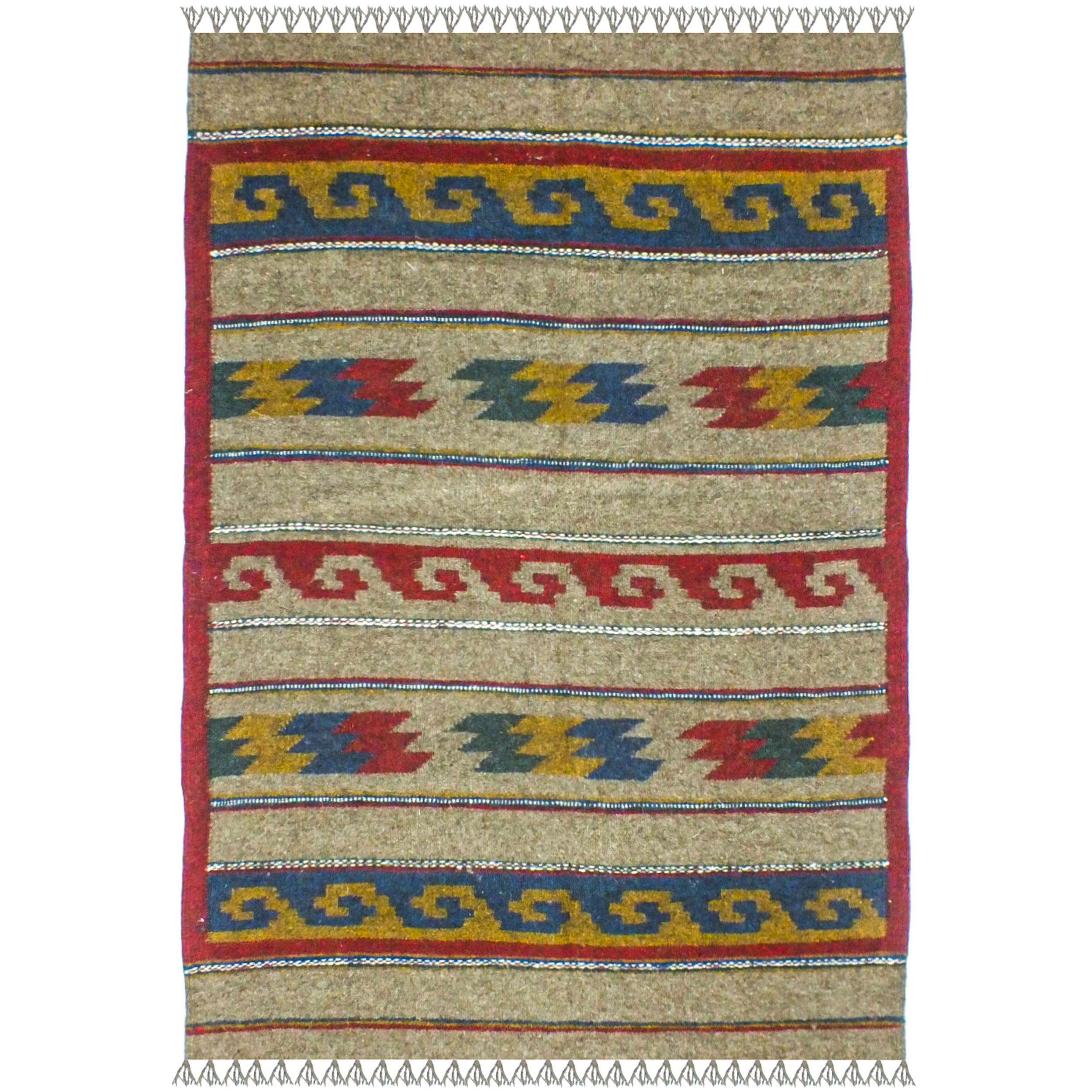 El Dokuma Yün Kilim 148x98 cm | Rengarenk | Sanatsal Tasarım El Dokuma Yün Kilim 148x98 cm | Rengarenk | Sanatsal Tasarım_21284257