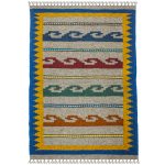 El Dokuma Yün Kilim 150x94 cm | Rengarenk | Zarif Stil_21284342