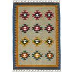 El Dokuma Yün Kilim 150x102 cm | Rengarenk | Premium_21284366