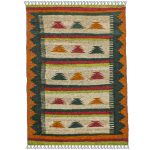 El Dokuma Yün Kilim 143x97 cm | Rengarenk | Modern Dokunuş_21284413